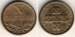 10 Centavo Second Portuguese Republic (1933 - 1974) 青铜 