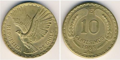 10 Centesimo Chili Bronze 