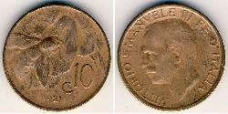 10 Centesimo Kingdom of Italy (1861-1946) Kupfer Viktor Emanuel III. (Italien) (1869 - 1947)