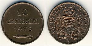 10 Centesimo San Marino (301 - ) Rame 