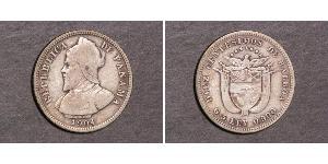 10 Centesimo Republic of Panama Silver Vasco Núñez de Balboa (1475 – 1519)