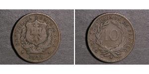 10 Centesimo Dominikanische Republik  