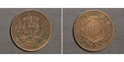 10 Centesimo République dominicaine  