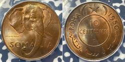 10 Centesimo Somalia (1960 - )  