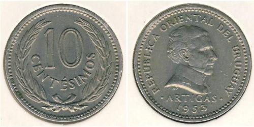 10 Centesimo Uruguay (1825 - )  José Gervasio Artigas