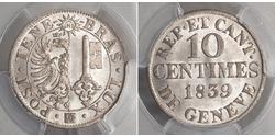 10 Centime Suisse Argent 