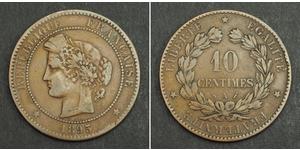 10 Centime Dritte Französische Republik (1870-1940)  Bronze 