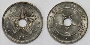 10 Centime Congo Belga (1908 - 1960) Cobre 