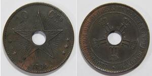10 Centime Congo Belga (1908 - 1960) Cobre 
