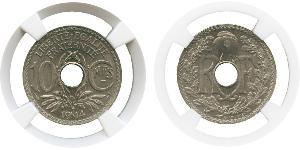 10 Centime Vichy France (1940-1944) / French Third Republic (1870-1940)  Copper/Nickel 