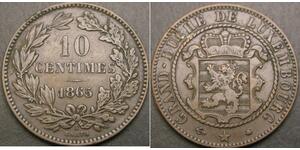10 Centime Luxembourg (pays) Cuivre 