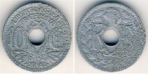 10 Centime Vichy France (1940-1944) / Troisième République (1870-1940)  Cuivre/Nickel 