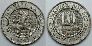 10 Centime Belgien Kupfer/Nickel 