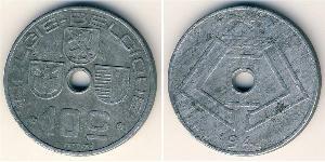 10 Centime Belgio Zinco 