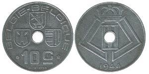 10 Centime Belgio Zinco 