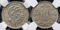10 Centime Luxemburg  