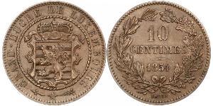 10 Centime 卢森堡 銅 