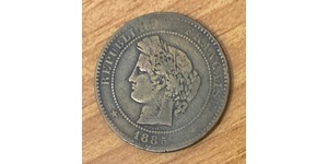 10 Centime 法兰西第三共和国 (1870 - 1940) 青铜 