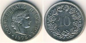 10 Centime / 10 Rappen Suisse Cuivre/Nickel 