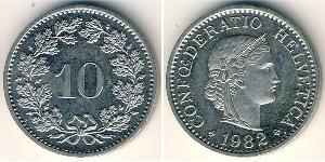 10 Centime / 10 Rappen Suisse Cuivre/Nickel 