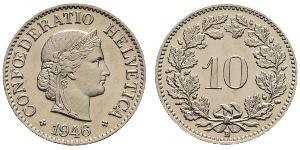 10 Centime / 10 Rappen Schweiz Kupfer/Nickel 