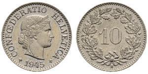 10 Centime / 10 Rappen Schweiz Kupfer/Nickel 