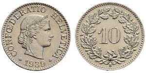 10 Centime / 10 Rappen 瑞士 銅/镍 