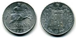 10 Centimo Francoist Spain (1936 - 1975) Alluminio 