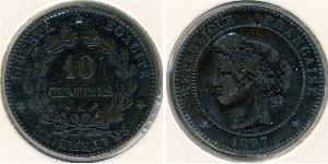10 Centimo France Bronze 