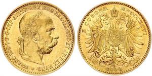 10 Corona Austria-Hungary (1867-1918) Gold Franz Joseph I (1830 - 1916)