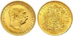 10 Corona Austria-Hungary (1867-1918) Gold Franz Joseph I (1830 - 1916)