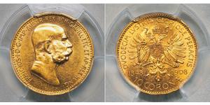 10 Corona Autriche-Hongrie (1867-1918) Or Franz Joseph I (1830 - 1916)