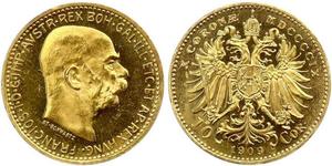10 Corona Autriche-Hongrie (1867-1918) Or Franz Joseph I (1830 - 1916)