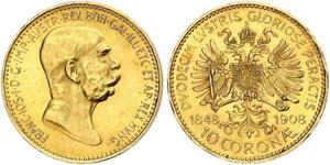 10 Corona Impero austro-ungarico (1867-1918) Oro Franz Joseph I (1830 - 1916)