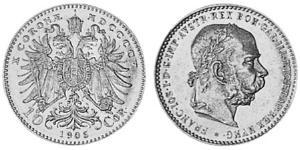 10 Corona Австро-Угорщина (1867-1918) Золото Франц Иосиф I (1830 - 1916)