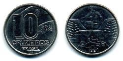 10 Cruzeiro Brasile Acciaio/Nichel 