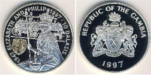 10 Dalasi Гамбія (1965 - ) Срібло 