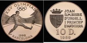 10 Diner Andorra (1278 - ) Plata 