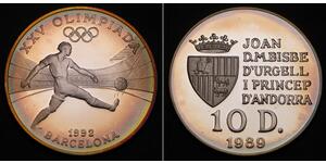 10 Diner Andorra (1278 - ) Plata 