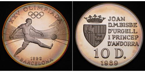 10 Diner Andorra (1278 - ) Plata 