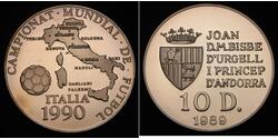 10 Diner Andorra (1278 - ) Silver 