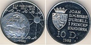 10 Diner Andorra (1278 - ) Silver 