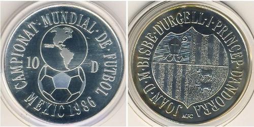 10 Diner Andorra (1278 - ) Silver 