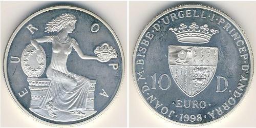 10 Diner Andorra (1278 - ) Silver 