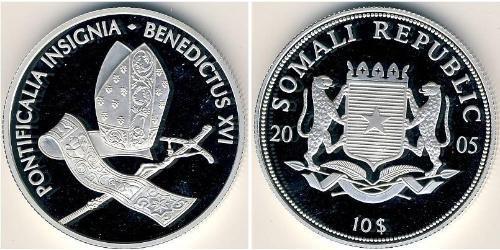 10 Dollar Somalie Argent 