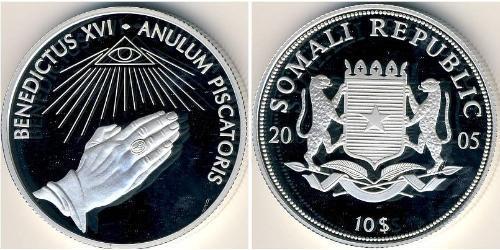 10 Dollar Somalie Argent 