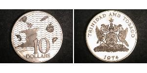 10 Dollar Trinité-et-Tobago Argent 