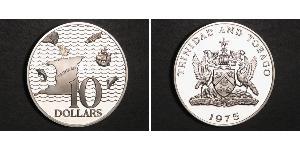 10 Dollar Trinité-et-Tobago Argent 