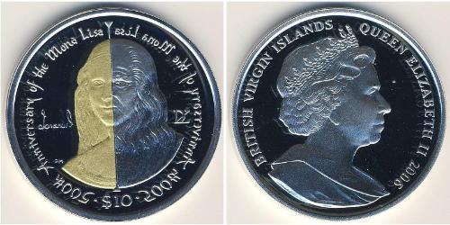 10 Dollar Îles Vierges Argent 