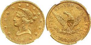 10 Dollar Vereinigten Staaten von Amerika (1776 - ) Gold 